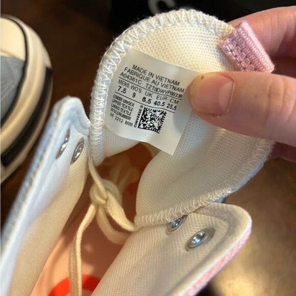 Converse Unisex Run Star Legacy CX Denim Hi Top Sneakers Men's 7.5 Women's 9 - Picture 8 of 10